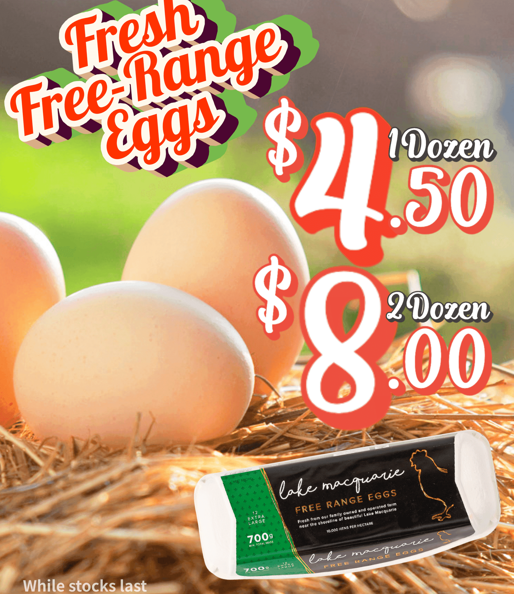 Fresh Free-Range Eggs