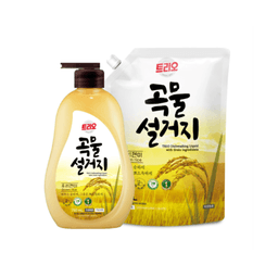 [트리오]곡물 설거지 현미 파우치 1.2L