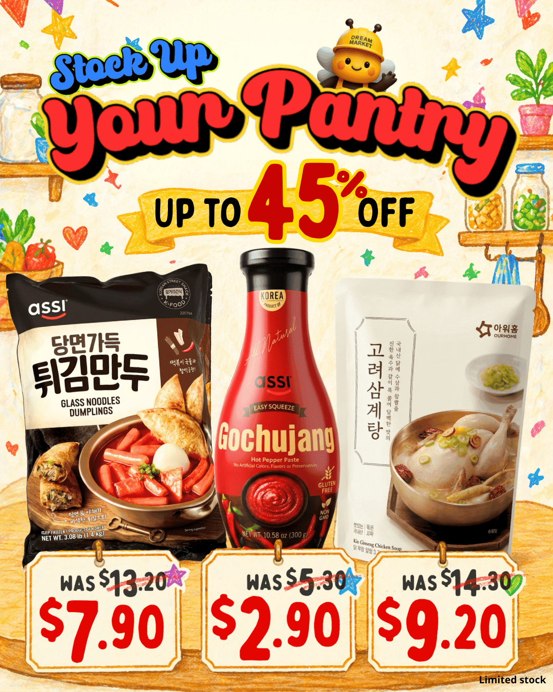 Dumplings · Gochujang · Samgyetang Sale✨
